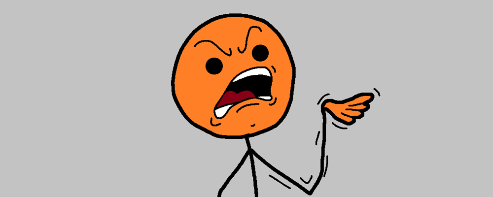 A dismissive character