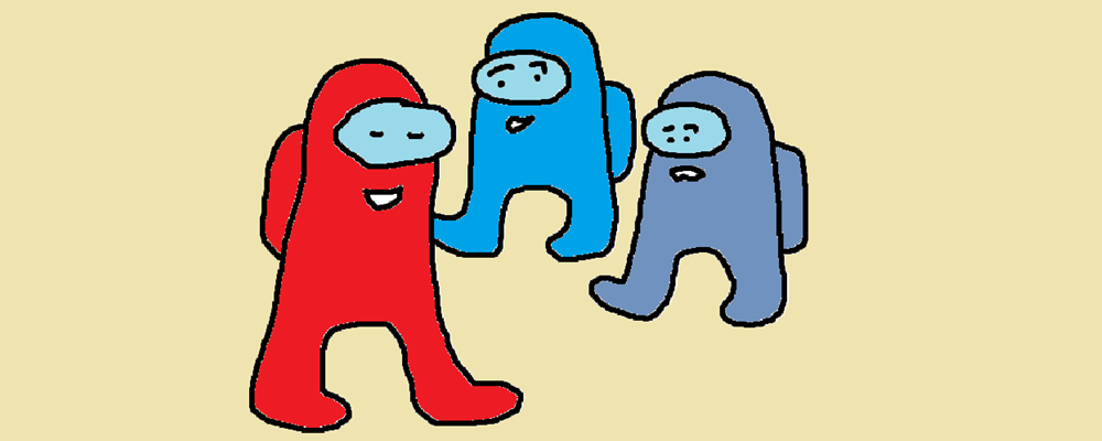 Amogi are walking