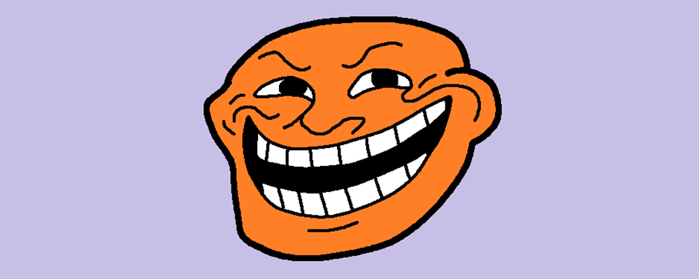 A trollface