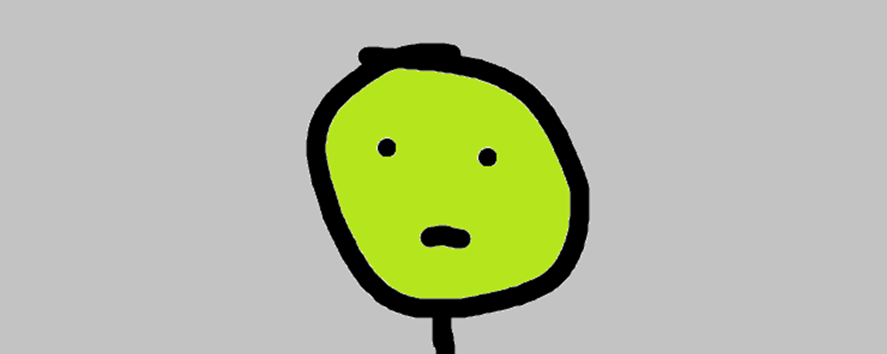 Zoom in on a characters face, looking sad