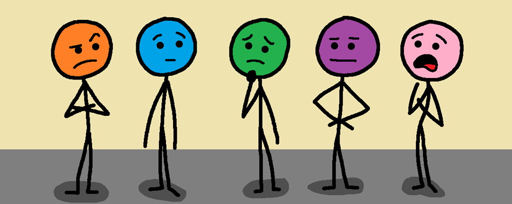 Five characters
